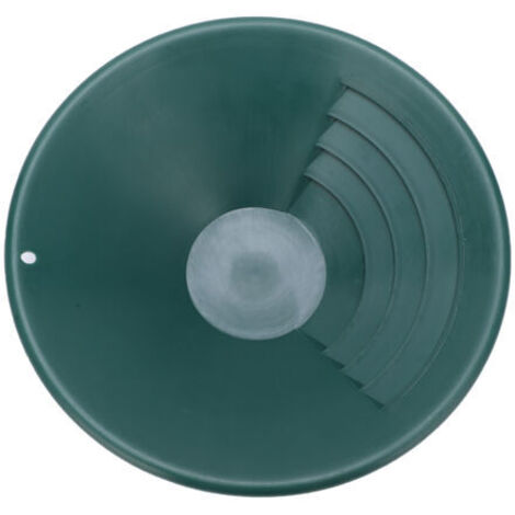 Poêle à panoramique dorée de 260 mm, classificateur de tamisage en ABS, accessoire de plateau de tamis de lavage, vert