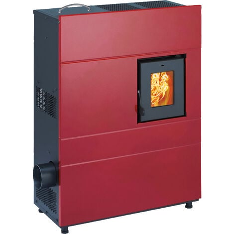 CASATELLI POÊLE A PELLET PRIMA ROUGE 4,7 kW - MADE IN ITALY