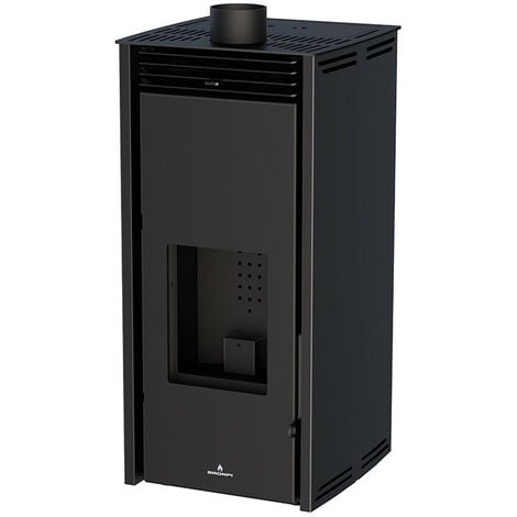 Poêle à pellet - SANS ELECTRICITE - FREE 6 kW couleur noire