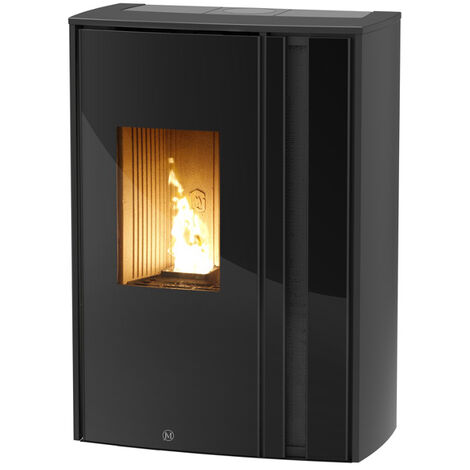 Poêle à pellet Takumi sortie supérieure concentrique - Jolly Mec - 14kW - Noir