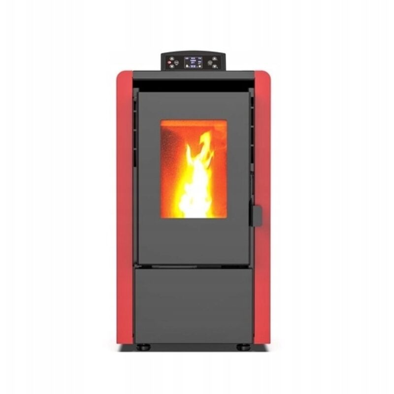 Poêle à pellets autoportant 6,3 kW Thunder® LEYLA-RED