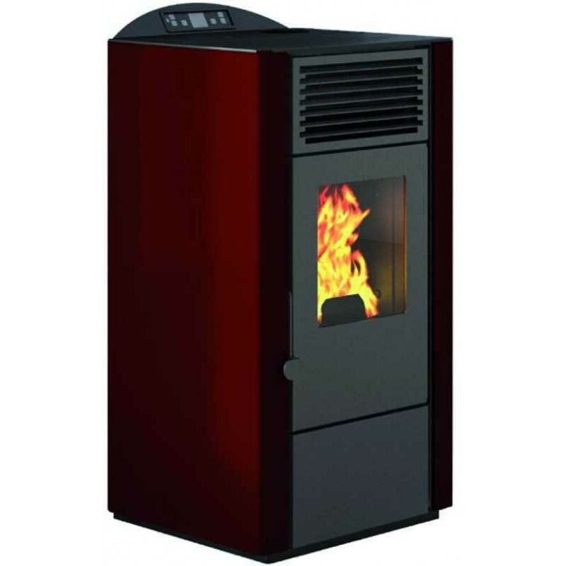 Poêle à Pellets Punto Fuoco Lory 10 8,8Kw Rouge