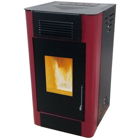 POÊLE À PELLETS KING 10 kW - Couleur: Blanc - Wi fi: Sans