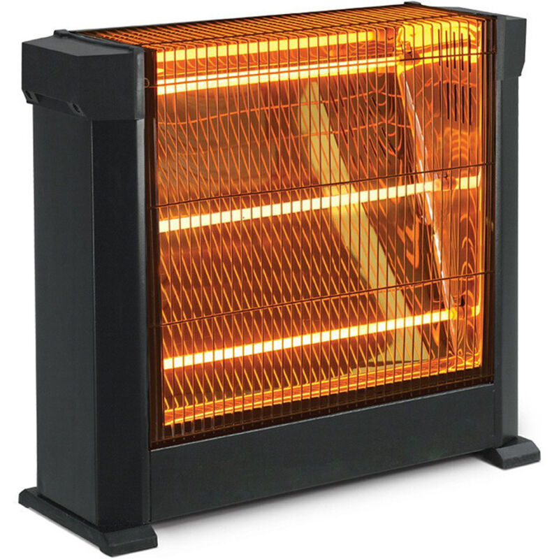 Mediawave Store – Poêle à quartz infrarouge 1800W – Puissance réglable – Design compact et léger – Protection anti-basculement et surchauffe