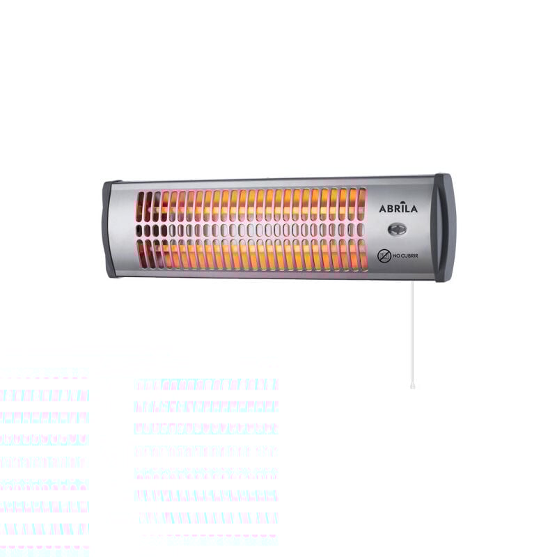 Cuisinière à quartz tioman 1200w noir/argent 2 pot. control chain dedraw 15x53,5x12 cm