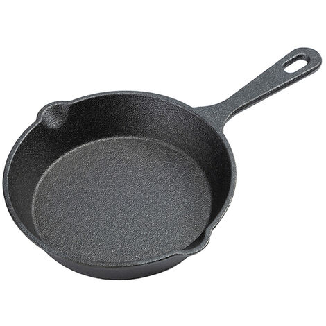 Poêle antiadhésive en fonte, poêle pour cuisinière à Induction au gaz, poêle à crêpes pour ufs, ustensiles de cuisine de Restaurant, casseroles de 14 à 20CM,14cm