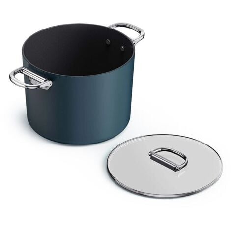 Poêle Antiadhésive Joseph Joseph Space De 25 Cm (8,5 Qt), Poignée Rabattable De En Acier Inoxydable, Convient à L'induction Et Au Four Jusqu'à 232°C, Rangement Facile