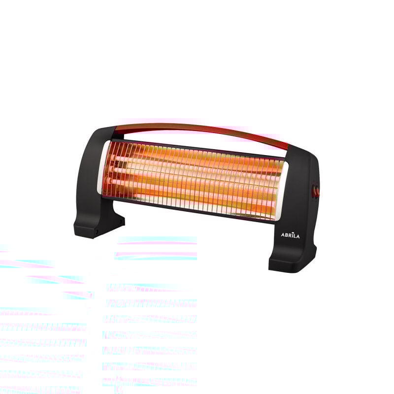 Cuiseur électrique à quartz edipo 1200w noir/rouge Cuiseur électrique 3-puissances anti-basculement 24x50x13 cm