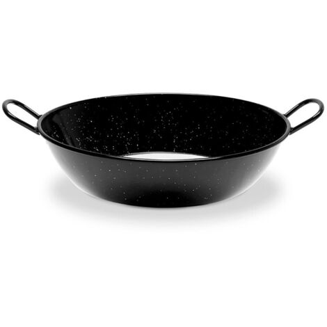 Poêle émaillée avec poignées pour induction-vitrocéramique ø32cm Vaello