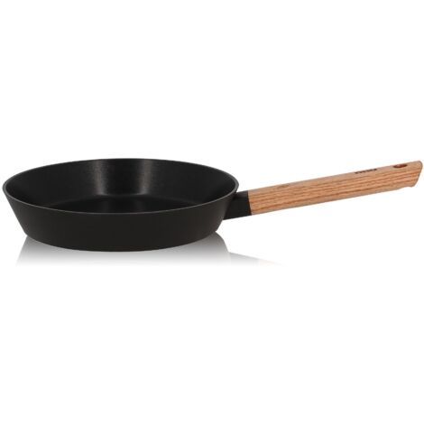 Poêle en aluminium et poignée en bois 24cm, ECTOR