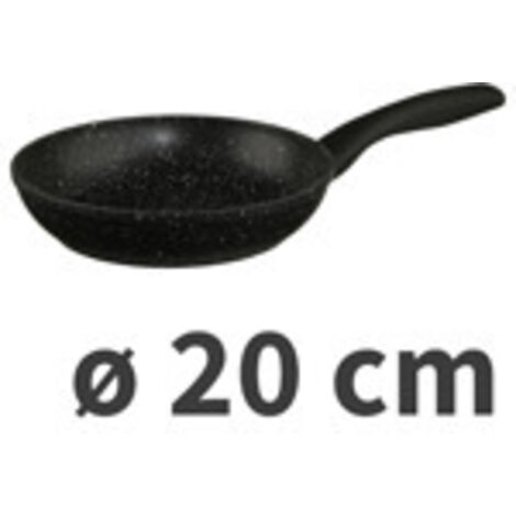 Poêle en aluminium forgé 20 cm de haute qualité par 5five, idéale pour une cuisson précise et durable