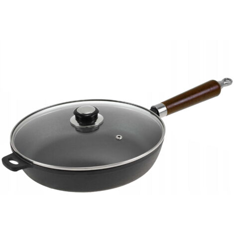 Poêle en fonte 30 cm avec couvercle KRISBERG KS-2568