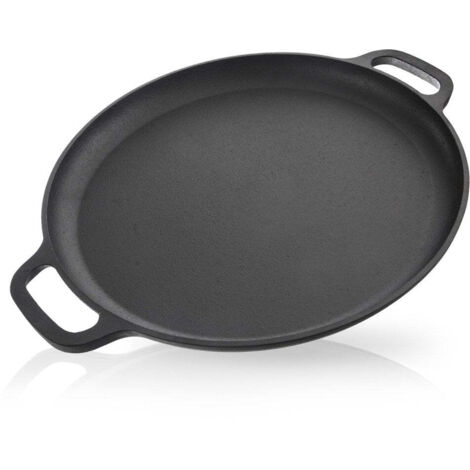 Poele en fonte avec poignee pour four cuisiniere et feu ouvert