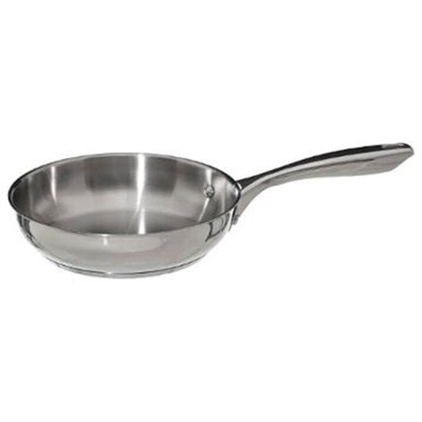 FIVE Poêle en Inox Résilience de 26 cm, compatible tous feux, y compris induction – Haute qualité, livraison gratuite