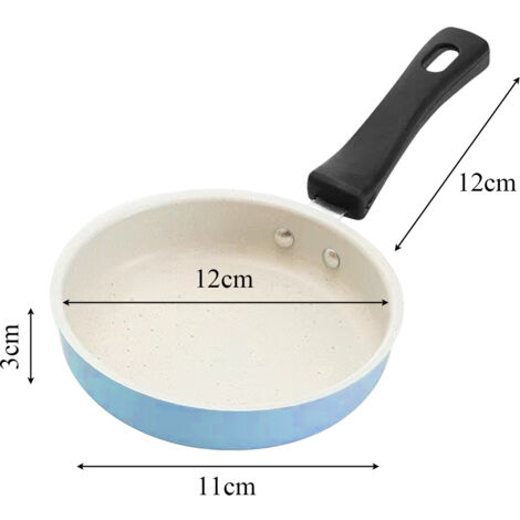 Poêle Enfant - Poêle Mini Cuisine Pour Enfants - Antiadhésive - Fond Plat - Pour Cuisiner Œufs Légumes Purées - 1 Pièce