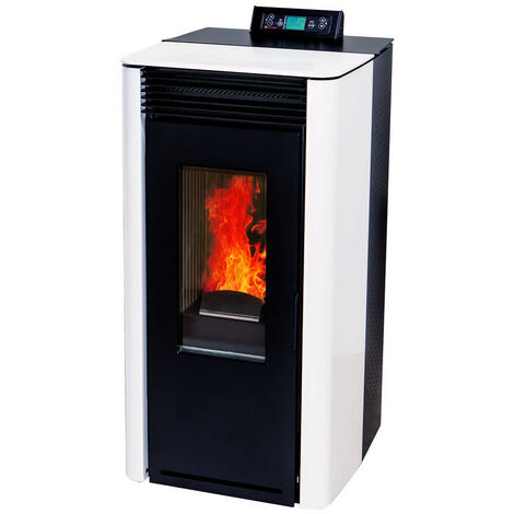 Poêle pellet Ambria blanc 9kW