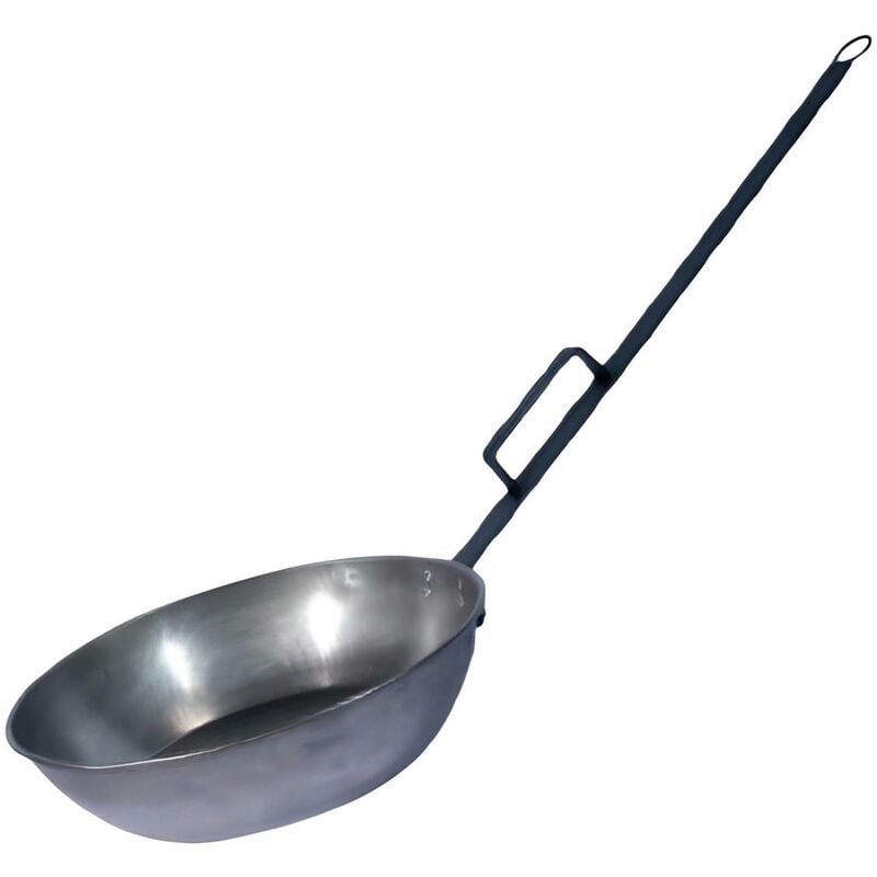 Poêle profonde avec manche renforcé en acier coloris noir - Ø 36 cm