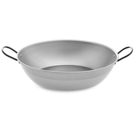 Poêle Profonde Poli ø34cm Cuisson Familiale Durable - Vaello