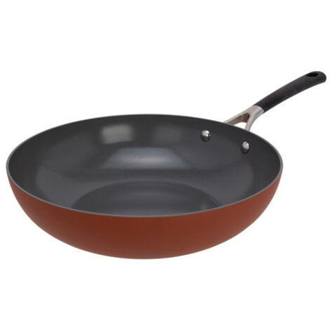 poêle wok 28 cm - cerapro terracotta - cosy & trendy