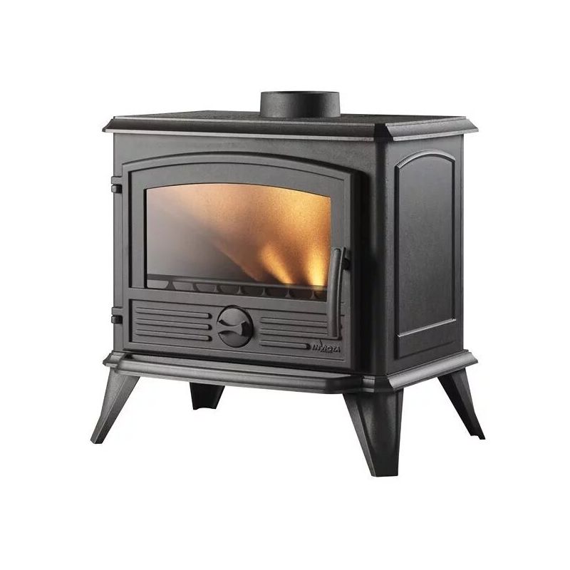 Poêles à Bois Fonte Samara 6 Kw Bûche de 50 Cm Invicta - Samara6