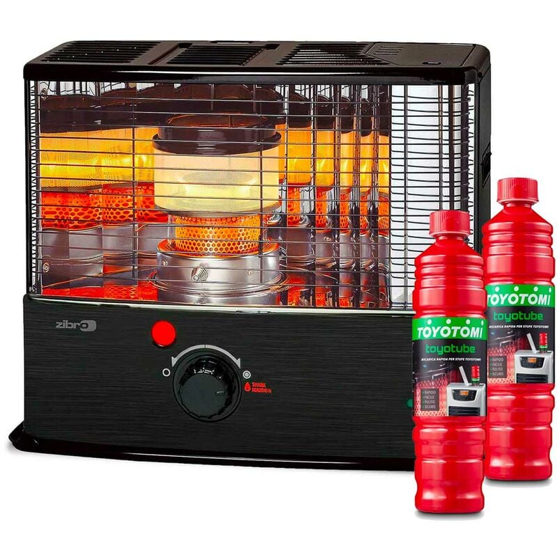 Toyotomi - Poêles à combustible Zibro by RC32, aucune installation nécessaire, 3200 w