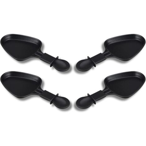 Poêles à raclette antiadhésives Ensemble de 1 à 12 pièces Mini triangle à raclette Livré avec Accessoire d'aide ergonomique et facile à nettoyer