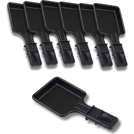 Poêlon à Raclette Carré Antiadhésif - Lot de 1 à 12 - Compatible Tefal - Design Ergonomique