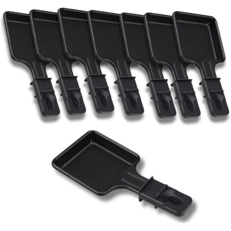 Poêlon à Raclette Carré - Lot de 1 à 12 - Antiadhésif - Compatible Tefal - Design Ergonomique