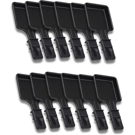 Poêlon à Raclette Carré - Lot de 1 à 12 - Antiadhésif - Compatible Tefal - Design Ergonomique