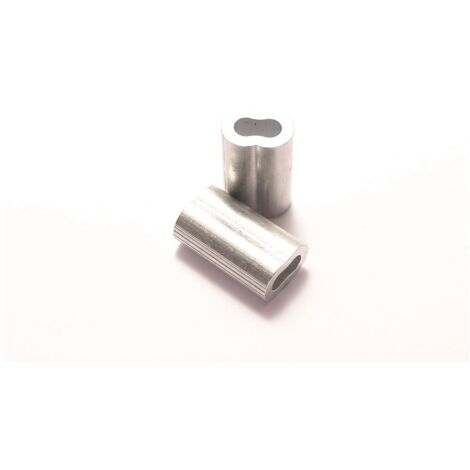 PÖSAMO Alu-Pressklemmen OS-1B f.Drahtseil-Ø 2,0mm a30St