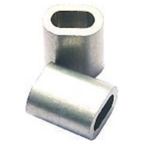 PÖSAMO Alu-Pressklemmen Z2 f.Drahtseil-Ø 2,0mm 100 Stk