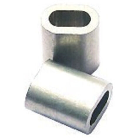 PÖSAMO Alu-Pressklemmen Z3 f.Drahtseil-Ø 3,0mm 100 Stk