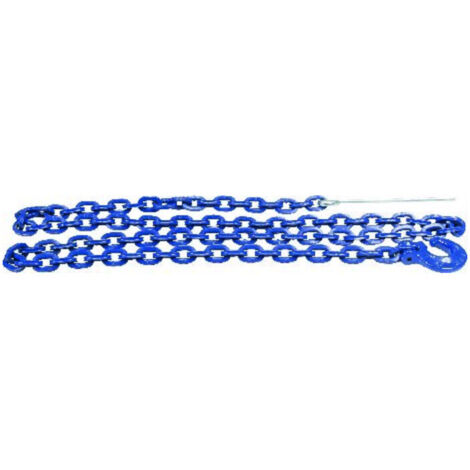 PÖSAMO Chokerkette (Sortiment) verg.Stahl blau 8x2500mm