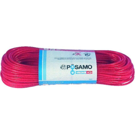 PÖSAMO Drahtseil-Wäscheleine div. Farben 3,2mmx30m
