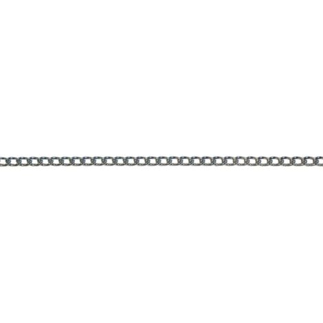 PÖSAMO Gourmettekette vernickelt 1,8mm Ro.25m (130x60) 25 Stk