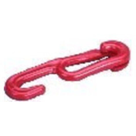 PÖSAMO Kunststoff Zughaken rot 6,0mm 10 Stk