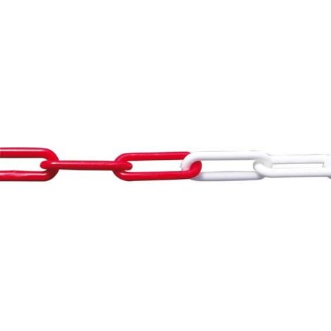 PÖSAMO Kunststoffk. Polyethylen rot/weiß 6,0 Polyb. 5m