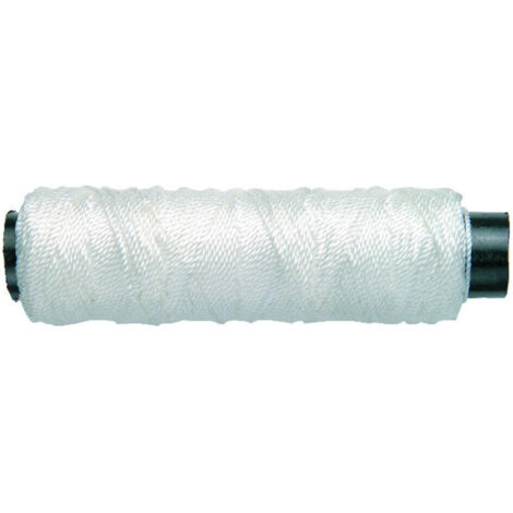 PÖSAMO Nylon-Mauerschnur weiß 1,3mmx50m auf Spule