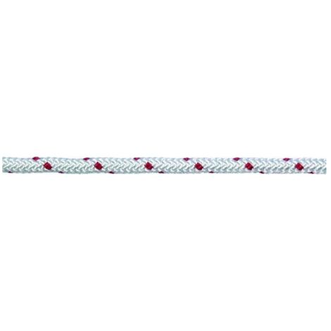 PÖSAMO PE-Seil gefl. weiß/blau 8,0mm Ro.120m (250x200) 120 Stk