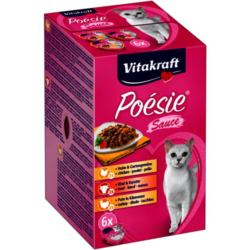 

Vitakraft - POÉSIE MULTIPACK TARRINAS EN SALSA 6X85GR