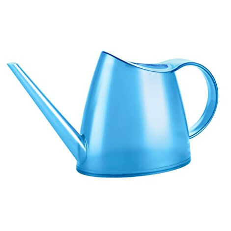 POETIC - ARROSOIR D'INTéRIEUR DéCORATIF - EN PLASTIQUE ROBUSTE - CAPACITé 1,5 L - LONG BEC - NIVEAU D'EAU VISIBLE - COLORIS BLEU
