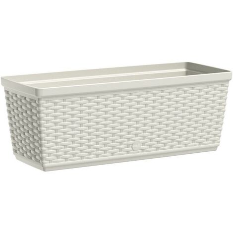 POETIC Poétic CASA MESH Blumenkasten Weiß 49,8 cm - Kunststoff