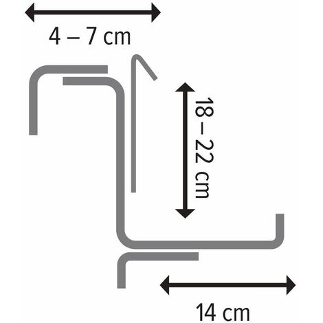 POETIC Poétic Zubehör CASA MESH / MY CITY GARDEN Blumenkastenhalter Weiß - 2er Pack