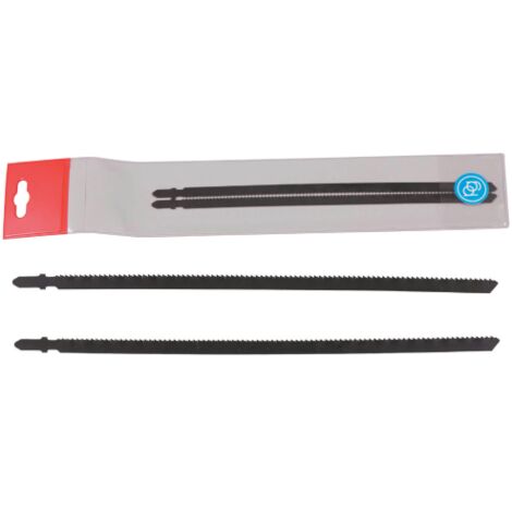 Poggi 2 lames acier pour scie sauteuse denture moyenne 220 mm