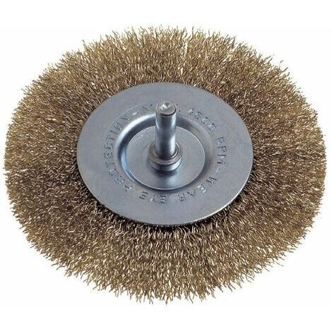Poggi 470.00 spazzola circolare   75 mm fili in acciaio gambo   6 mm