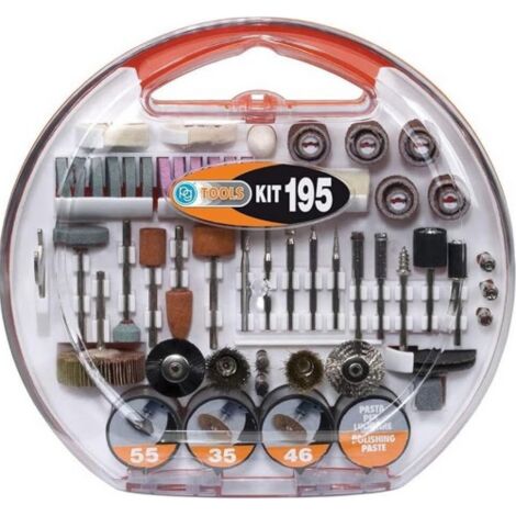 Poggi  Accessori Per Mini Trapano In Kit  Kit 195 Pezzi