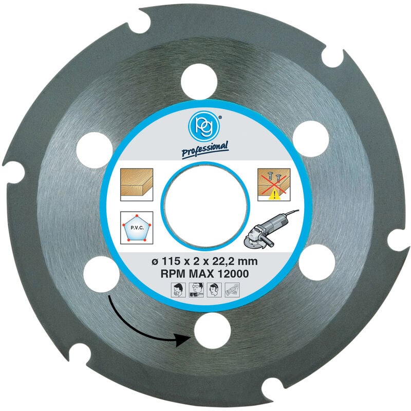 Poggi 419.90 disco per legno d 115X2 mm foro 22,2