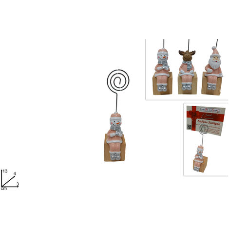 POGGIABIGLIETTINO NATALIZIO ASSORTITO 3 VARIANTI (1 PEZZO, INVIO CASUALE)