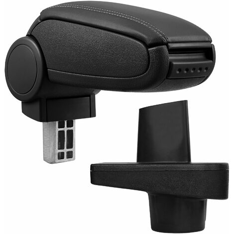 Poggiabraccio con vano portaoggetti per Renault Clio IV - Similpelle - nero [pro.tec]