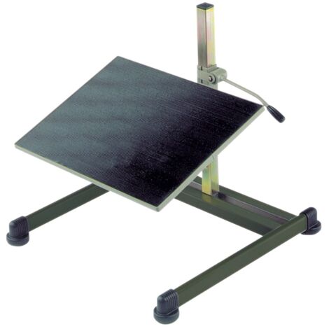 poggiapiedi Basic nero B530xT520xH510mm regolazione in altezza 65-410mm